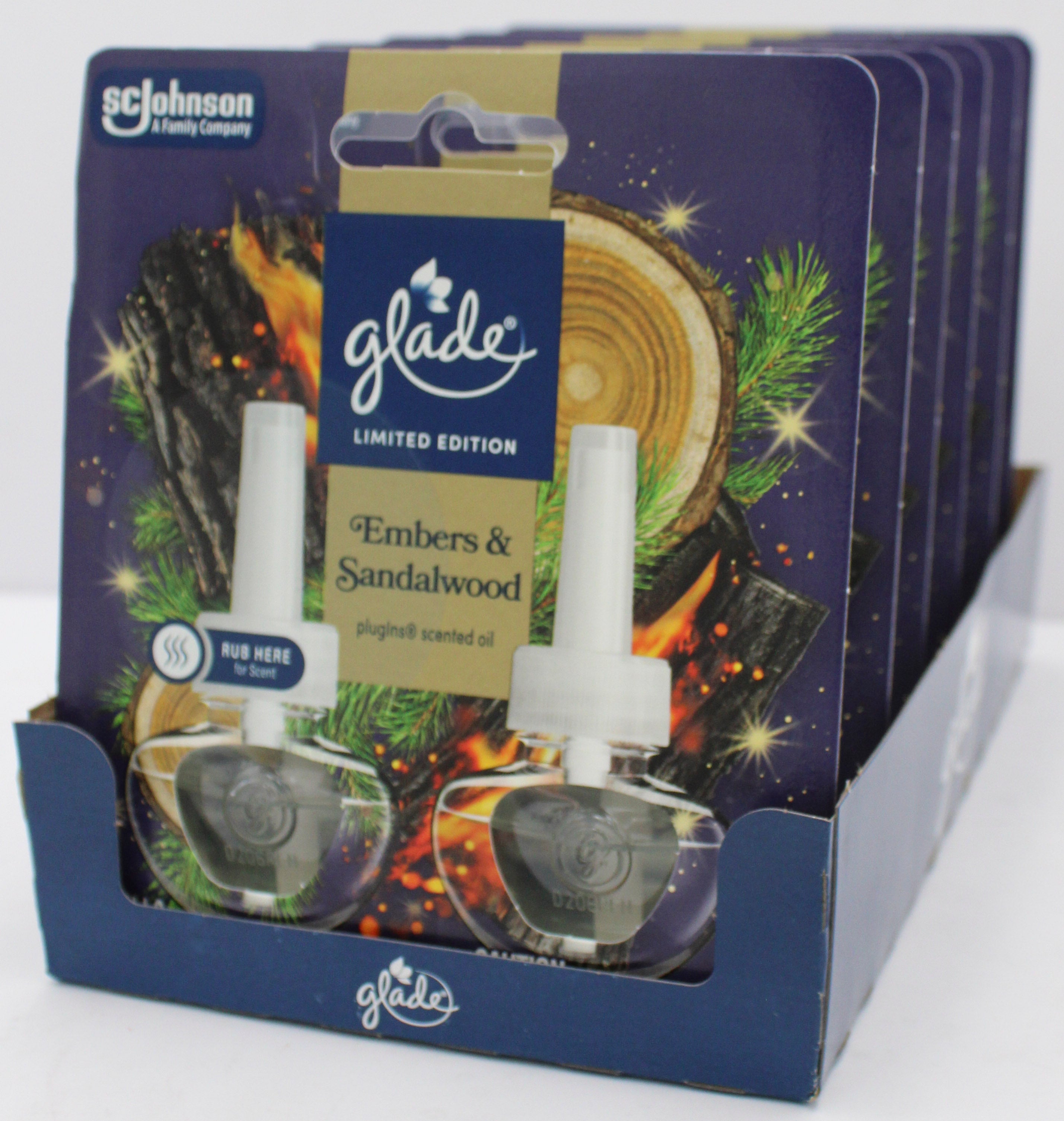 GLADE PLUGINS SCENTED OIL EMBERS & SANDALWOOD 2ct 0.67floz US