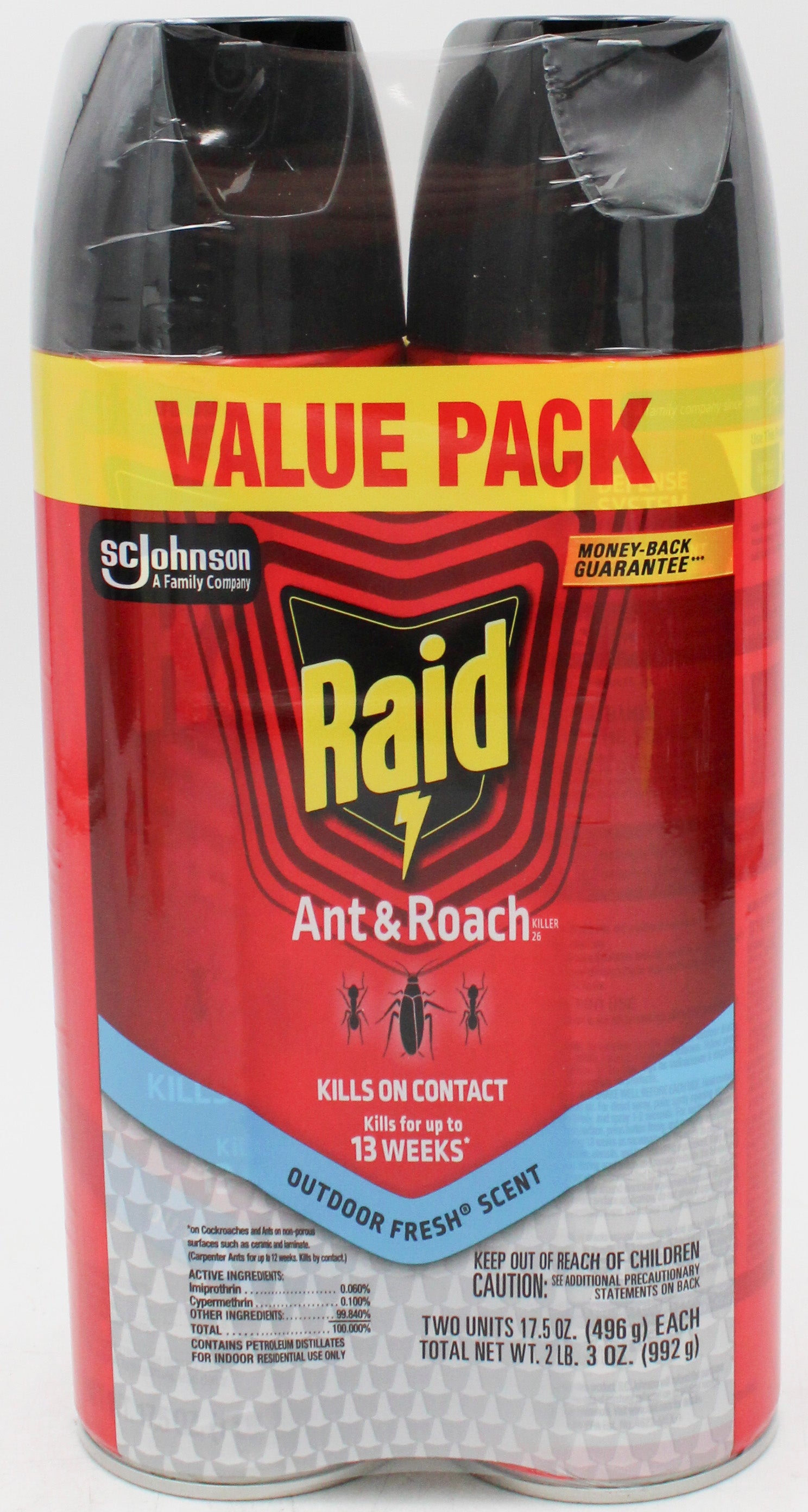SP RAID ANT & ROACH FRESH SCENT VALUE PACK 2PK / 17.5oz