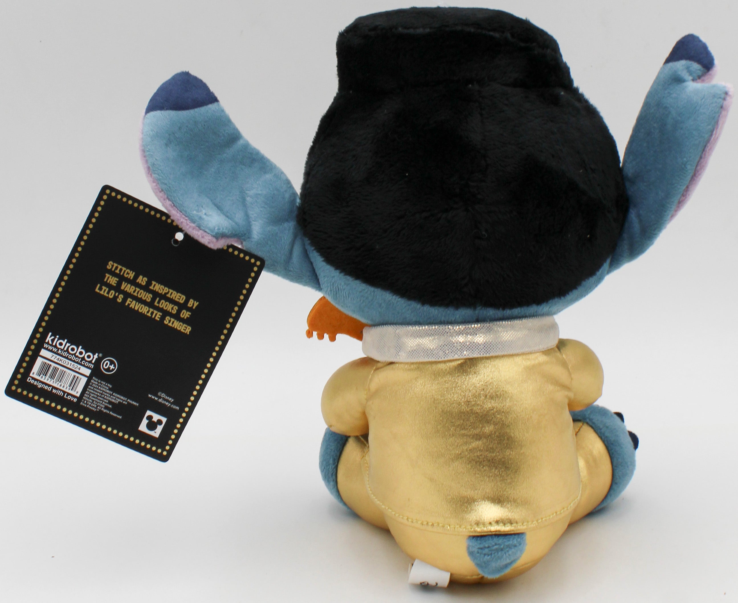 DISNEY LILO & STITCH 8" PLUSH ELVIS STITCH GOLD SUIT