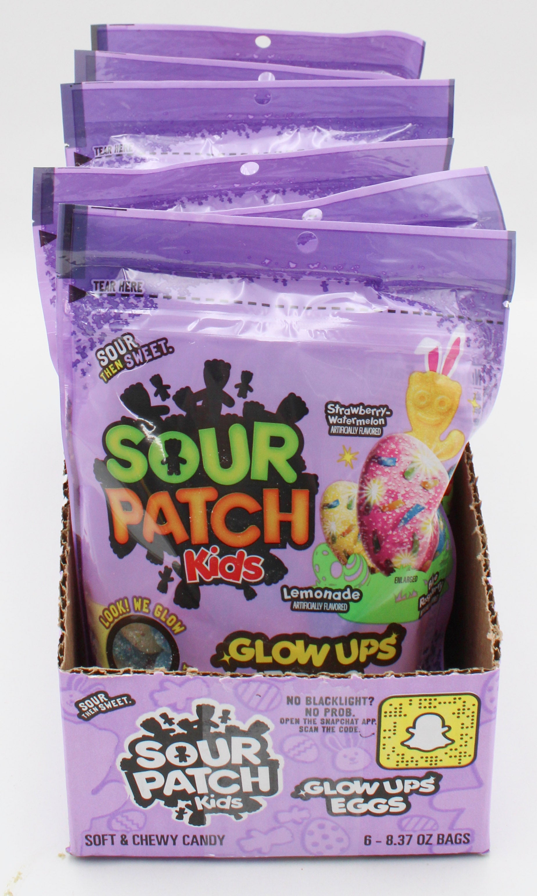 SOUR PATCH KIDS GLOWUPS EGGS 8.37 Oz BB 10/10/26