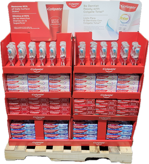 COLGATE MIXED TOOTHPASTE/TOOTHBRUSH DISPLAY NI