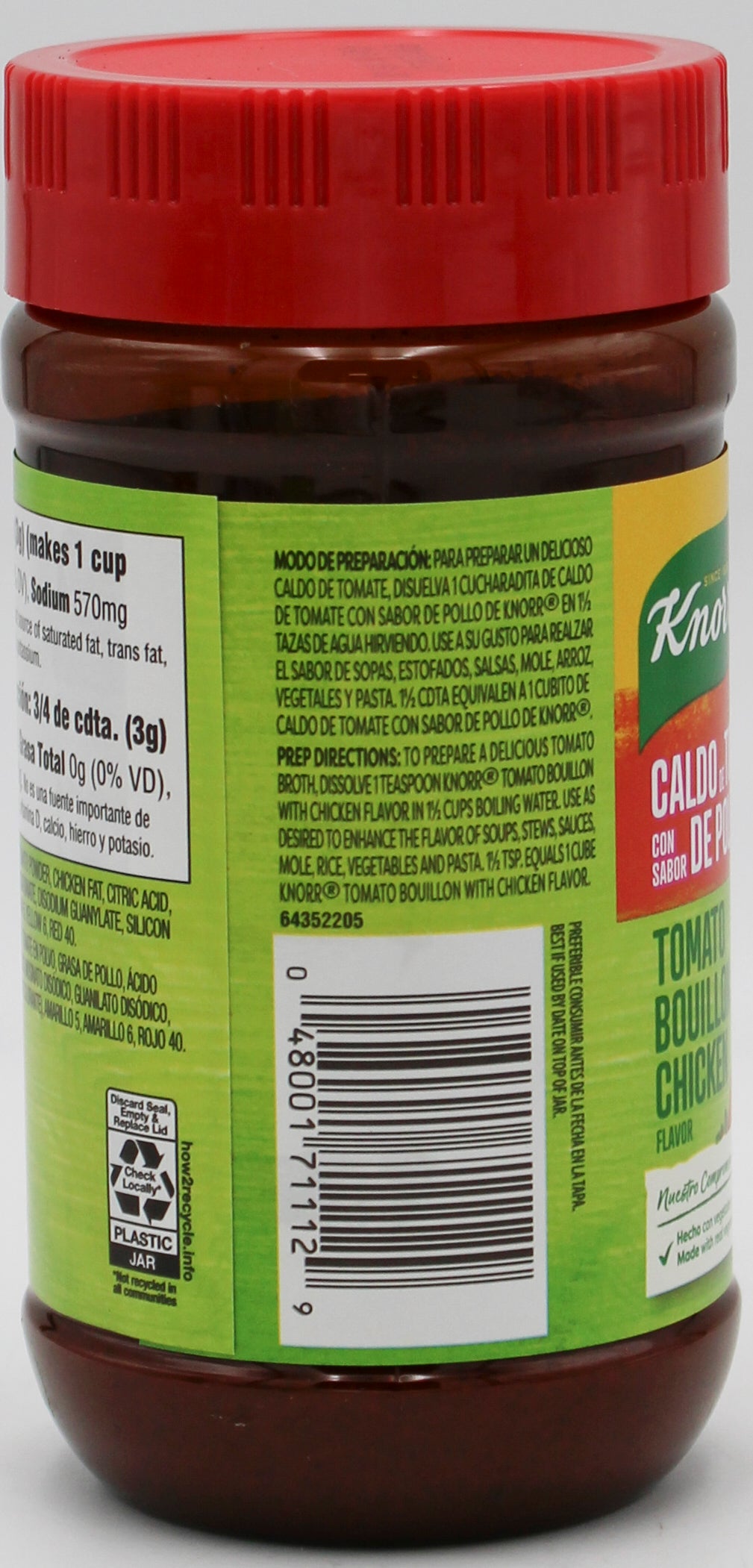 KNORRS Bouillon TOMATO CHICKEN 7.9z