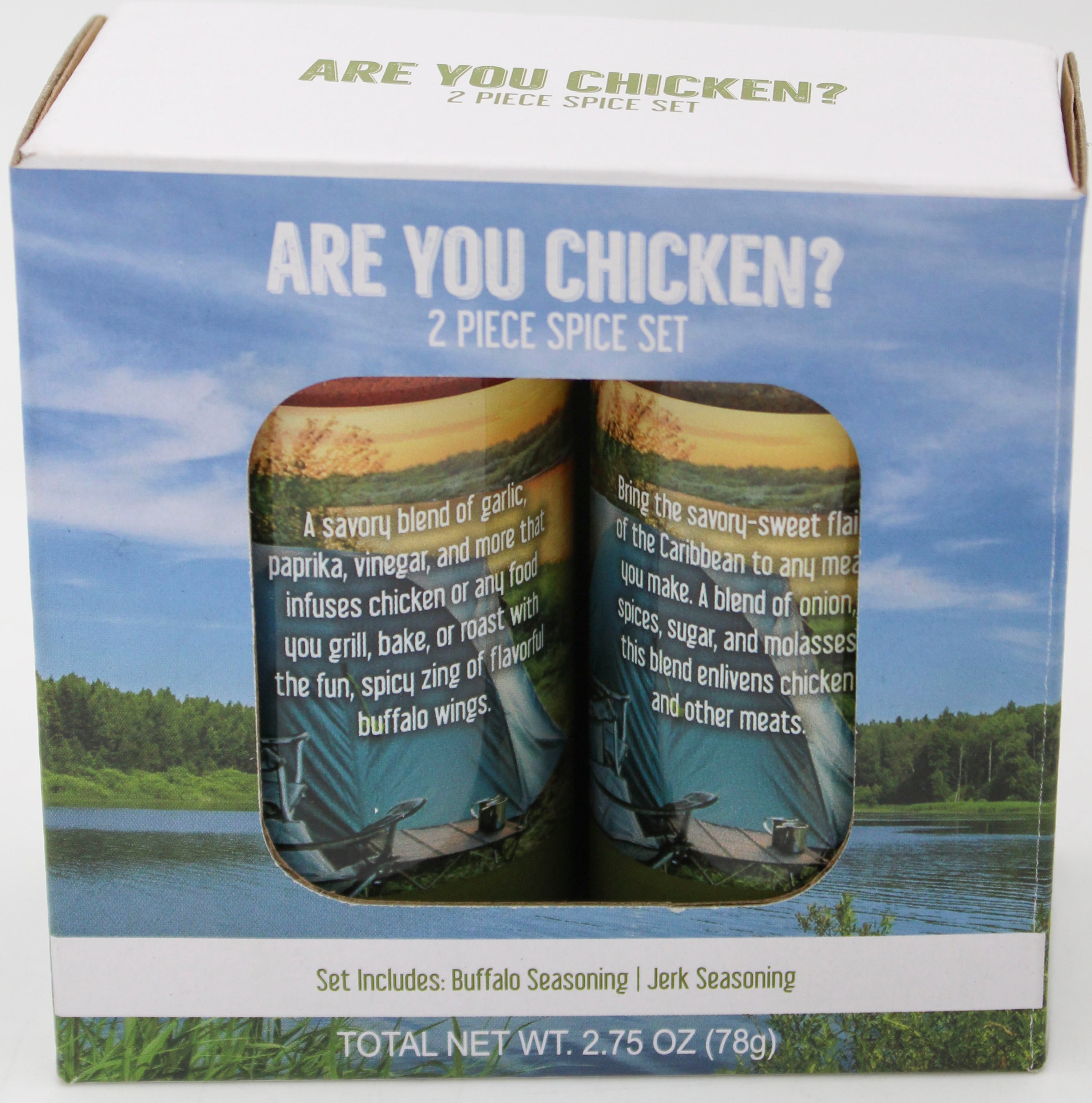 KAMENSTEIN CHICKEN 2PC SPICE SET NI - 2.75OZ BUFFALO & JERK SEASONING