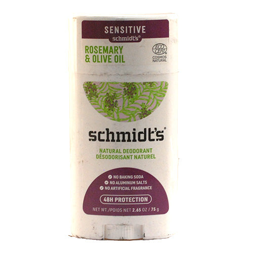 SCHMIDTS NATURAL DEODORANT 2.65 OZ-ROSEMARY&OLIVE OIL