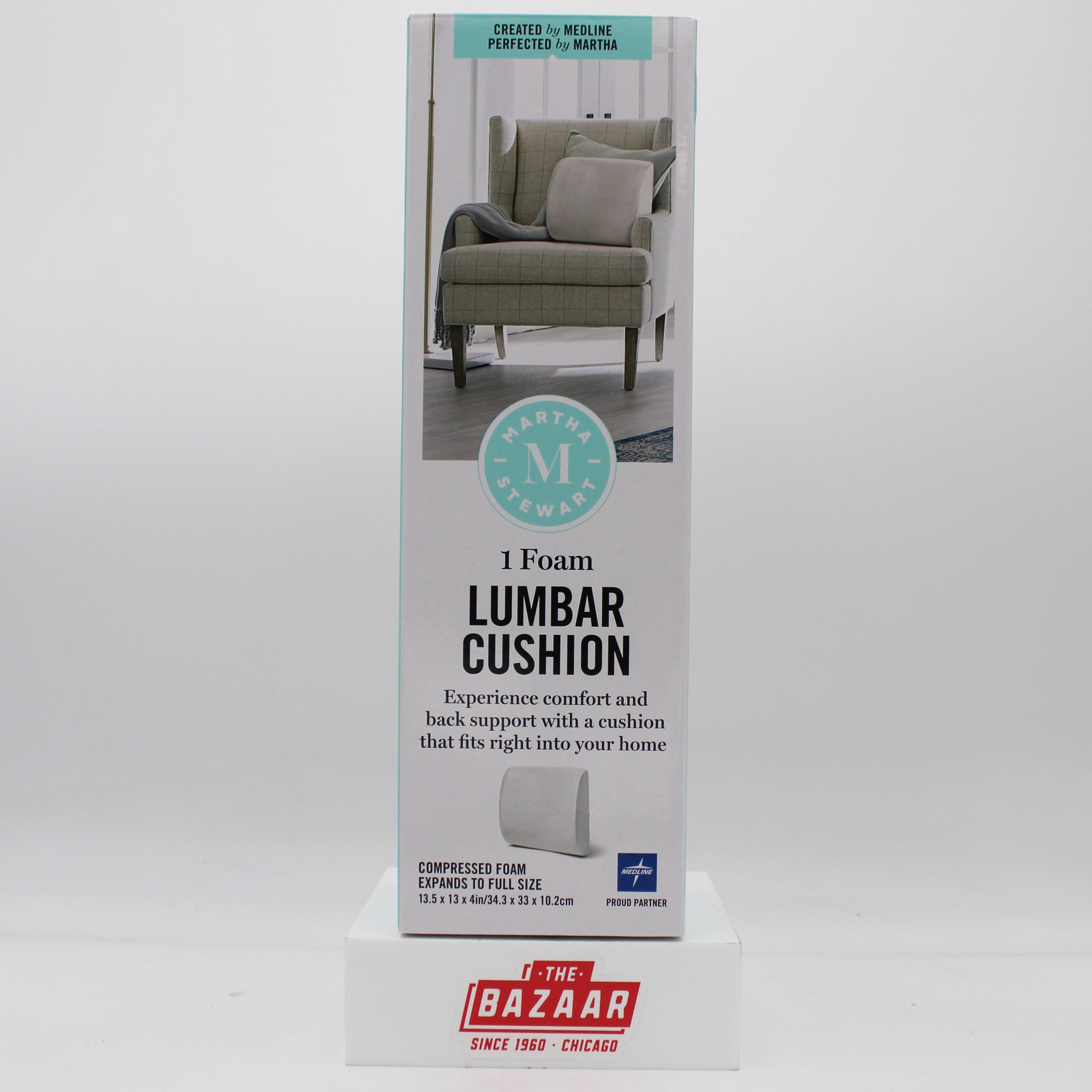 MARTHA STEWART FOAM LUMBAR CUSHION NI