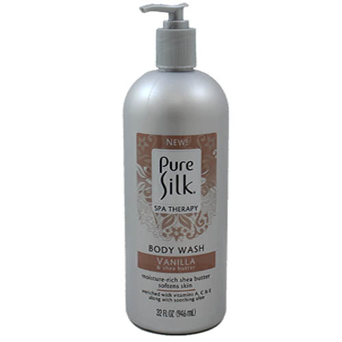 PURE SILK BODYWASH 32oz-VNLLA SHEA