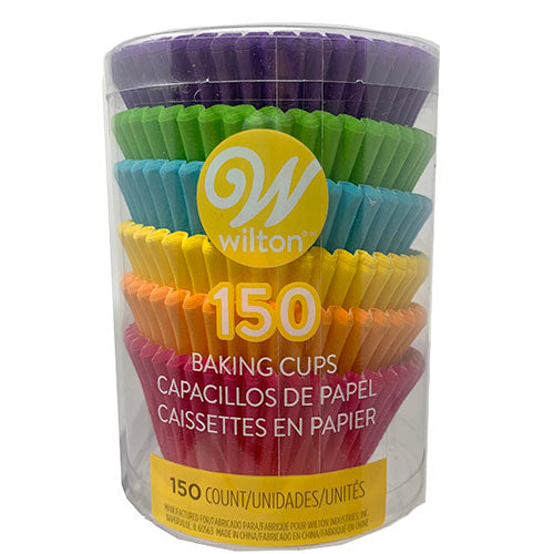 SP WILTON BAKING CUPS 150-CT ASST/COLORS