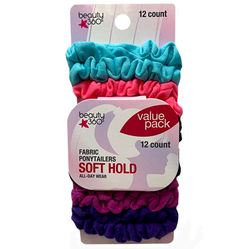 FABRIC PONYTAILERS 12CT ASST-NI