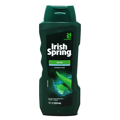 IRISH SPRING BODYWASH 18oz-ALOE/NI
