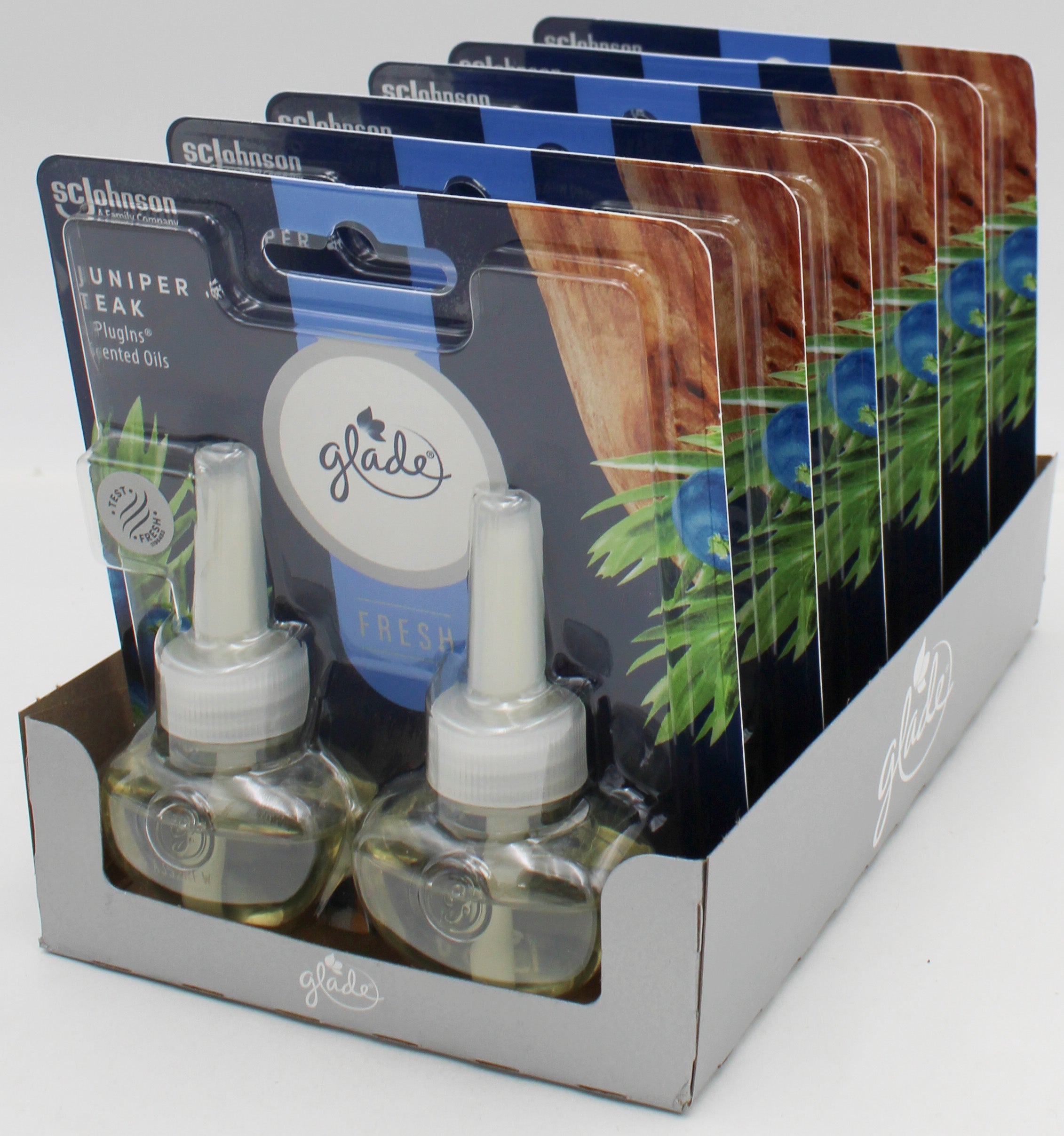 GLADE PLUGINS SCENTED OIL FRESH JUNIPER & TEAKWOOD 2ct 0.67floz US