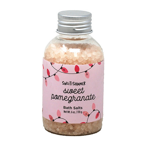SWEET & SHIMMER BATH SALTS 6oz-POMEGRANATE