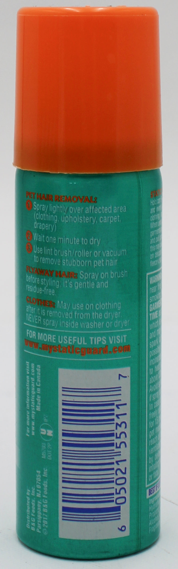 1.4oz STATIC GUARD -  FRESH LINEN