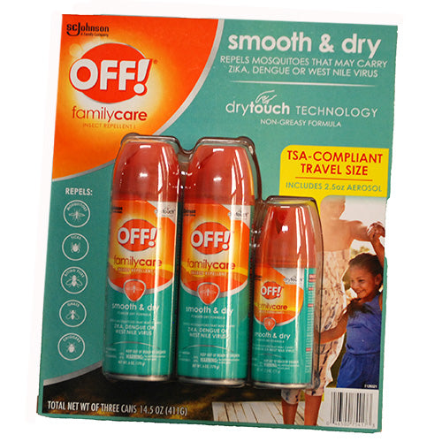 SP OFF! SMOOTH/DRY (6oz/2CT) +( 1-CT 2.5oz)- FAMILY CARE