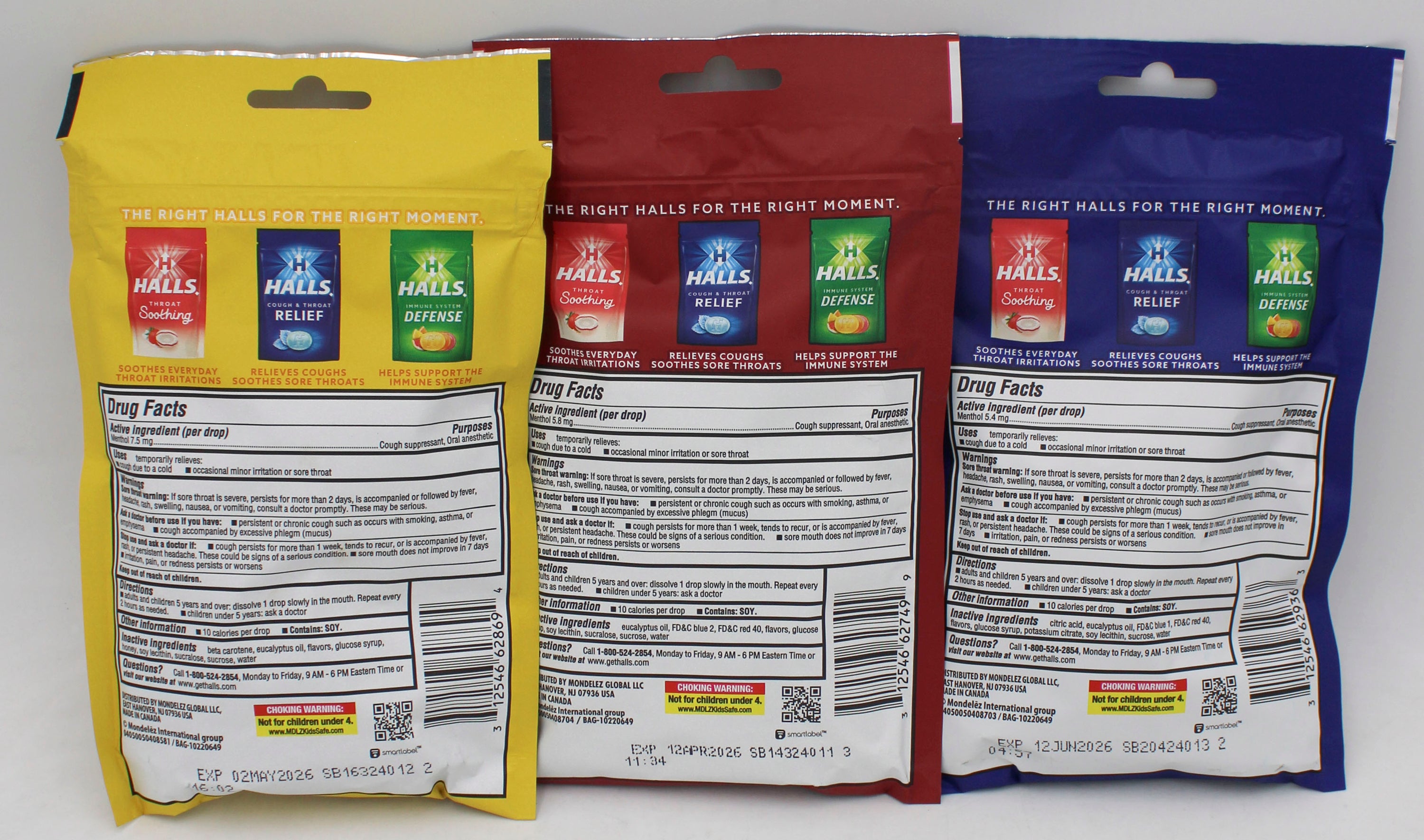 HALLS 30 PC MIX FLOOR STAND EXP 4/12/26