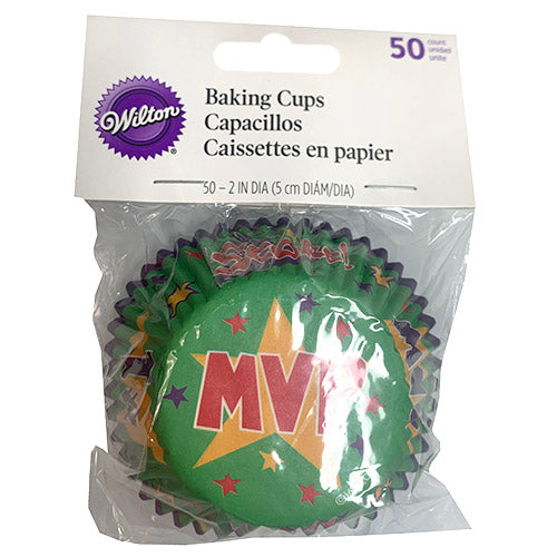 BAKING CUPS 50CT-SPORTS MVP.