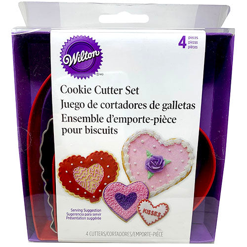 WILTON COOKIE CUTTER 4PC SET