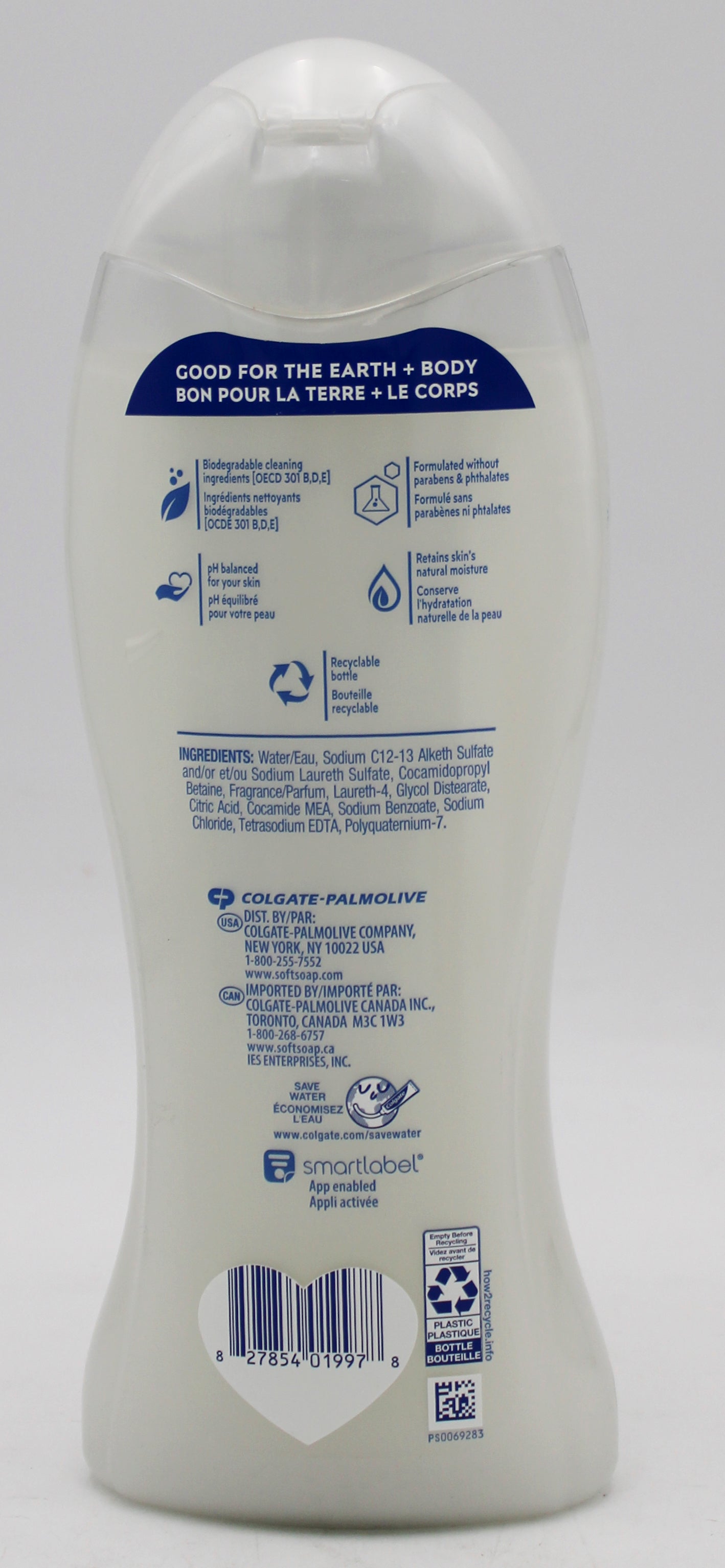 SOFTSOAP BODY WASH PEPPERMINT DAZZLE 20floz NI