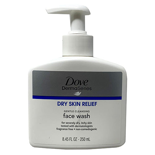 DOVE FACE WASH 8.45oz-DRY SKIN