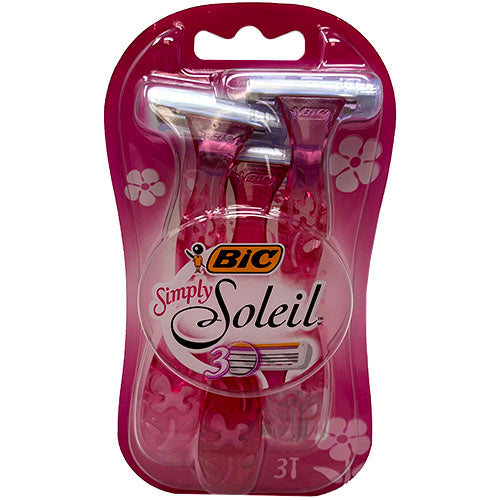 BIC SIMPLY SOLEIL WMNS SHAVER 3CT