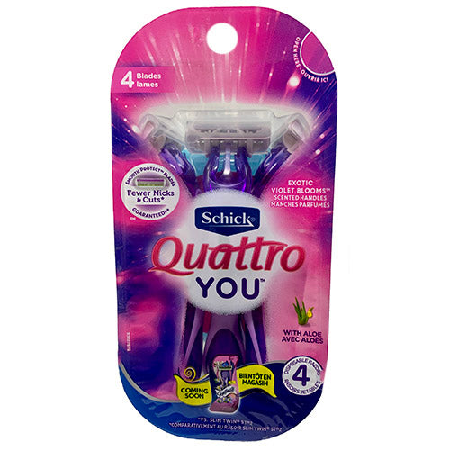 SP SCHCK QTTRO RAZOR 4CT+BNS-ALOE NI