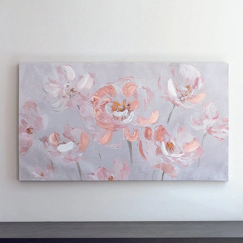 FLORAL FANTASY CANVAS PRINT 50"L x 28"H x 1"D.