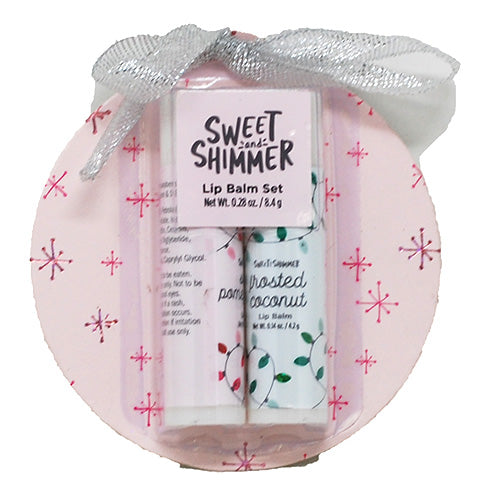 SWEET & SHIMMER LIP BALM .14oz/2CT-POMGRNTE/COCONUT