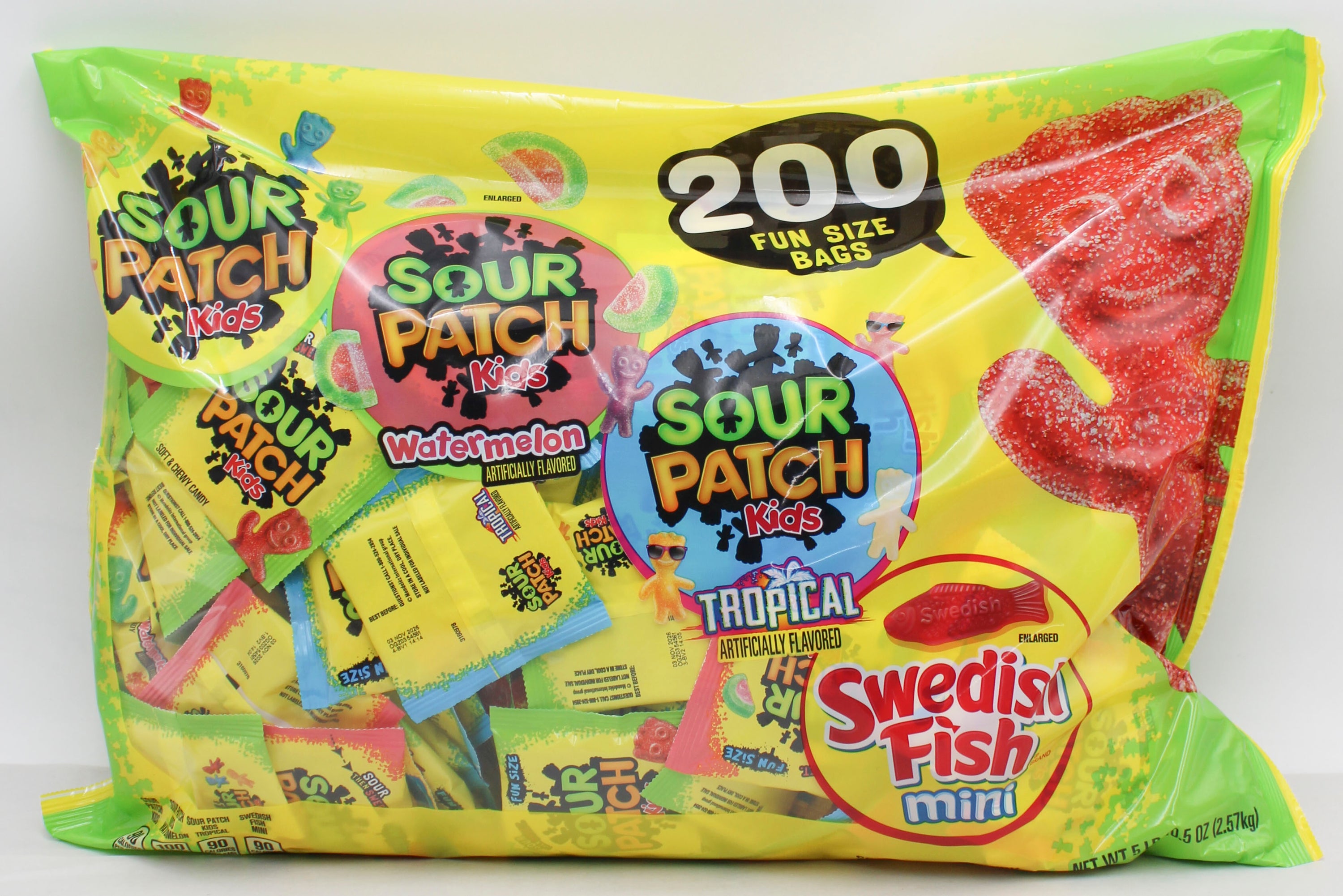 SOUR PATCH SWEDISH FISH VARIETY BAG BB 11/3/26