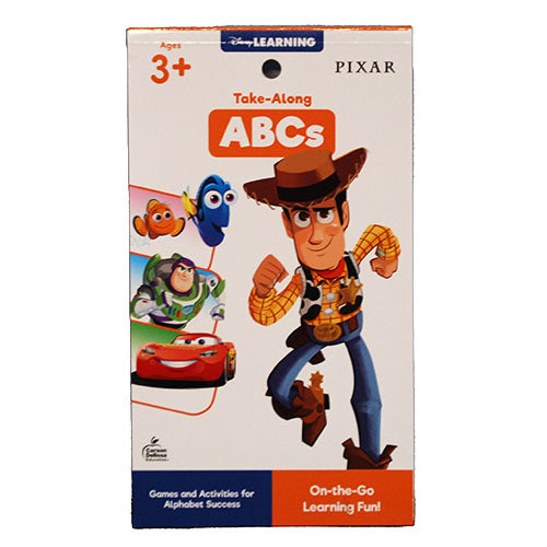 DISNEY LEARNING PIXAR TAKE ALONG ABCs AGES 3+/64 PAGES/7.5"X4.5"