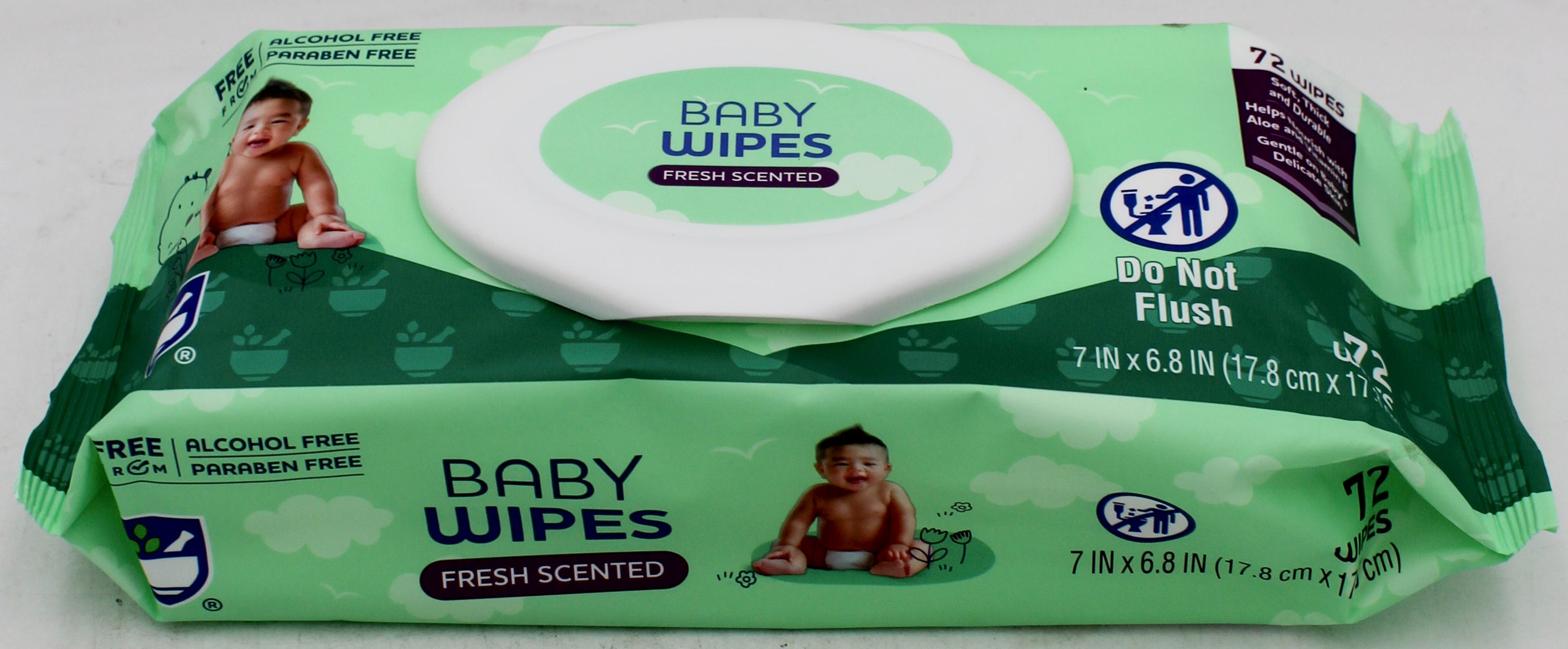 RITE AID BABY WIPES SCENTED 72CT EXP - 4/2027