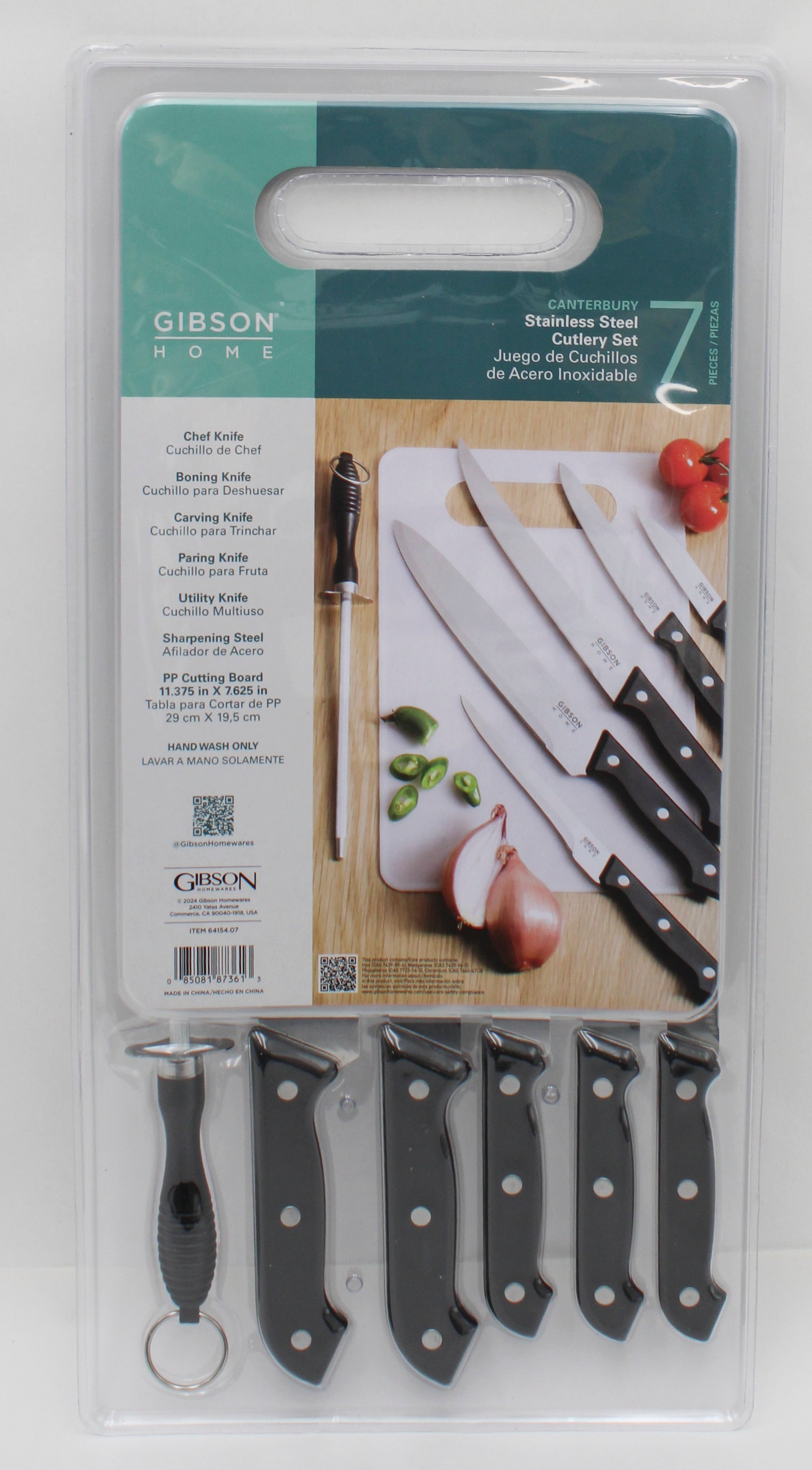 GIBSON HOME 7PC SS CUTLERY SET