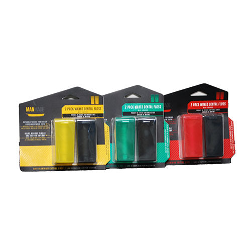 DONNAMAX MANMADE DENTAL FLOSS 30 METERS ASST COLORS-MINT NI