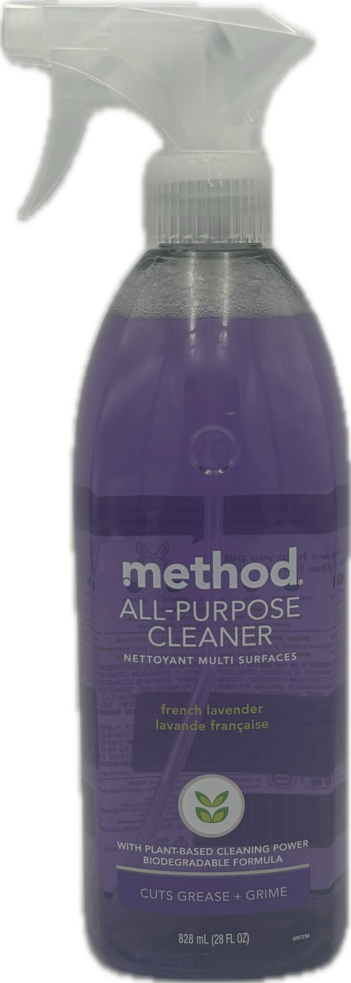 METHOD ALL PURPOSE CLEANER 28oz TRIGGER FRENCH LAVENDER NA.