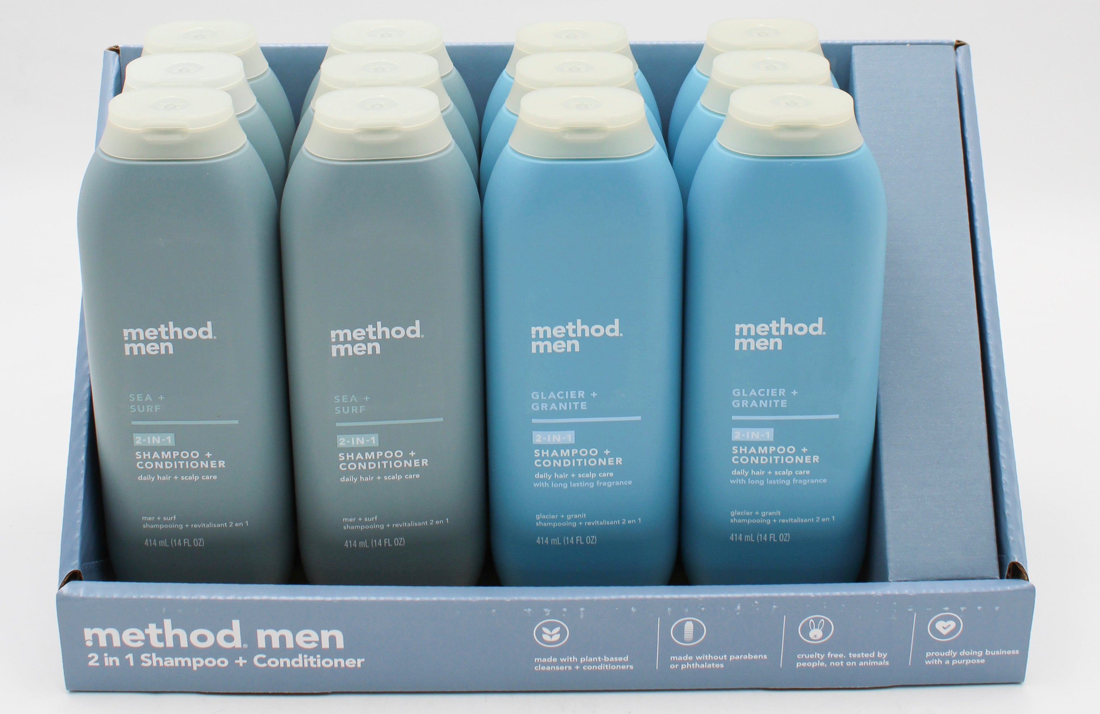 METHOD MENS 2 IN 1 SHAMPOO 14oz PDQ US