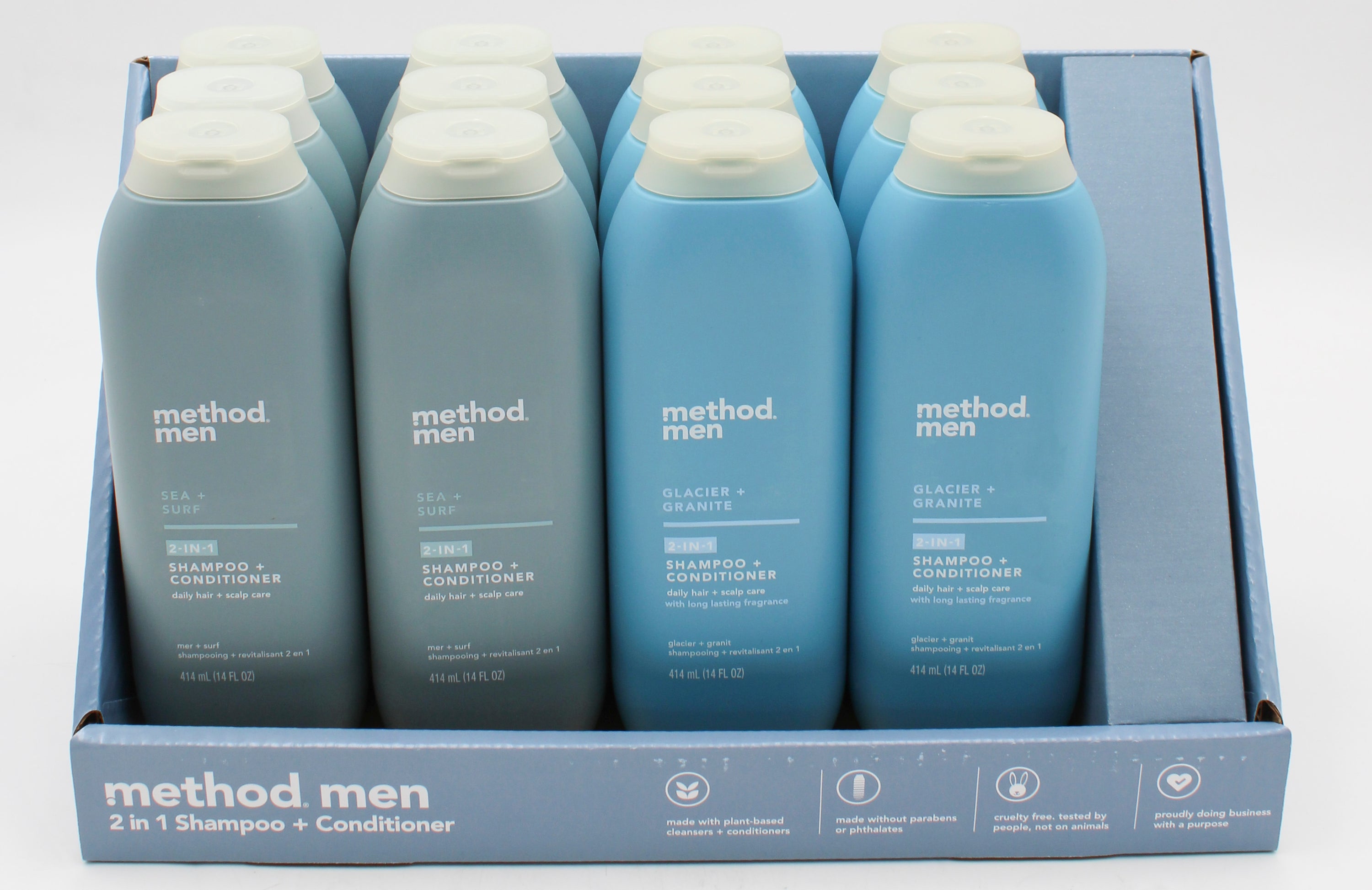 METHOD MENS 2 IN 1 SHAMPOO 14oz PDQ US