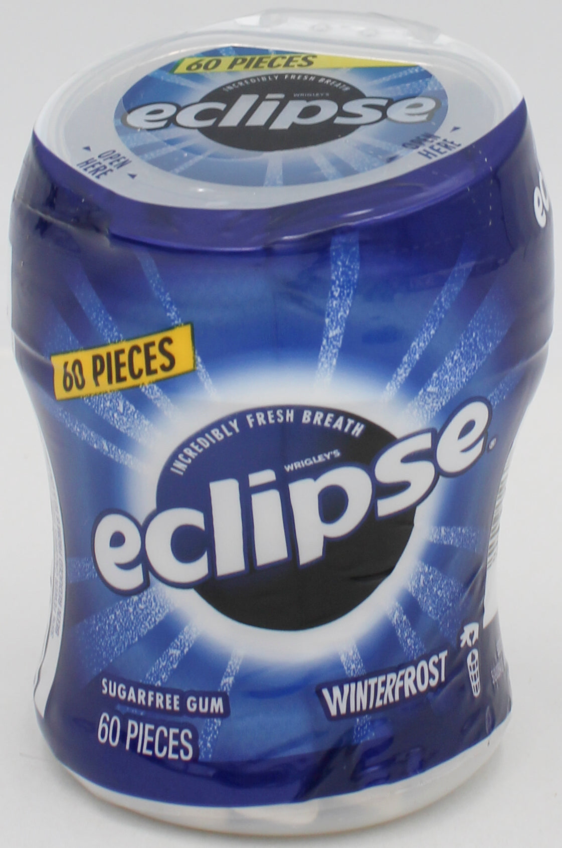 ECLIPSE WINTERFROST SUGAR FREE GUM 60 PC BB 7/2/26