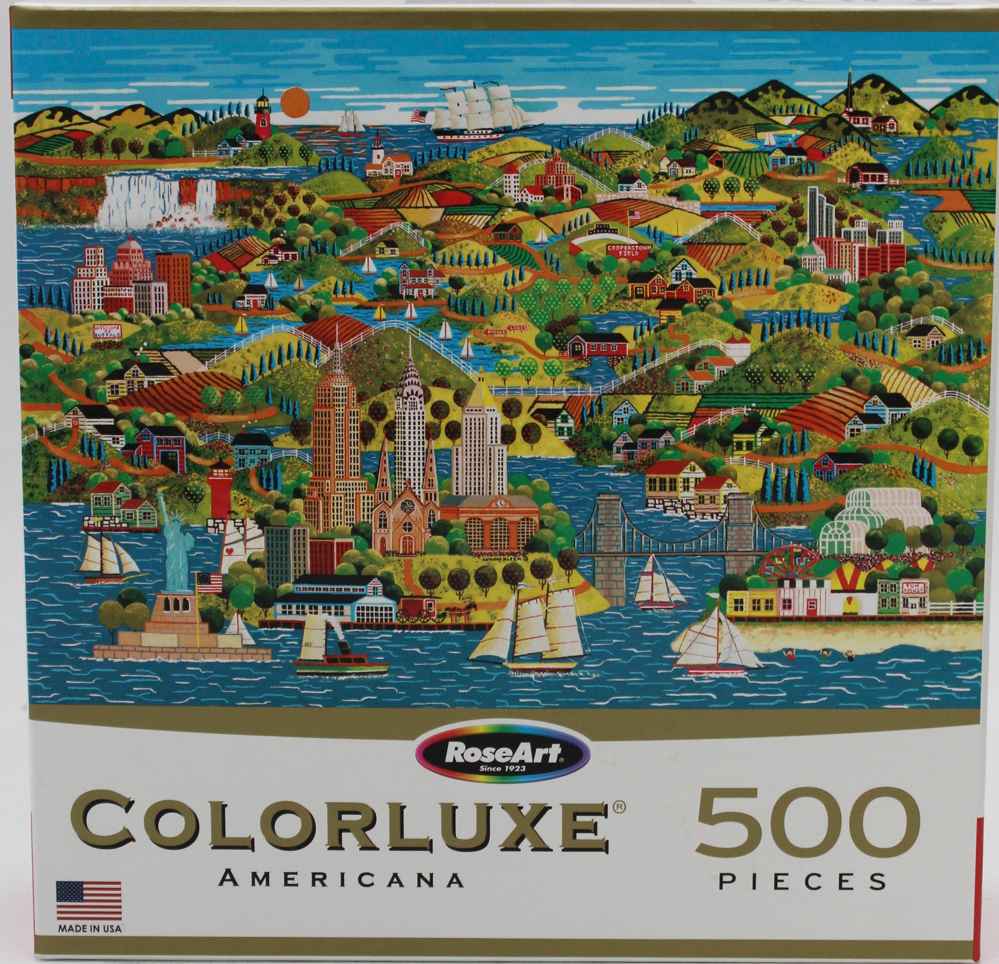 CRA-Z-ART COLORLUXE AMERICANA PUZZLE THE EMPIRE STATE 500PC