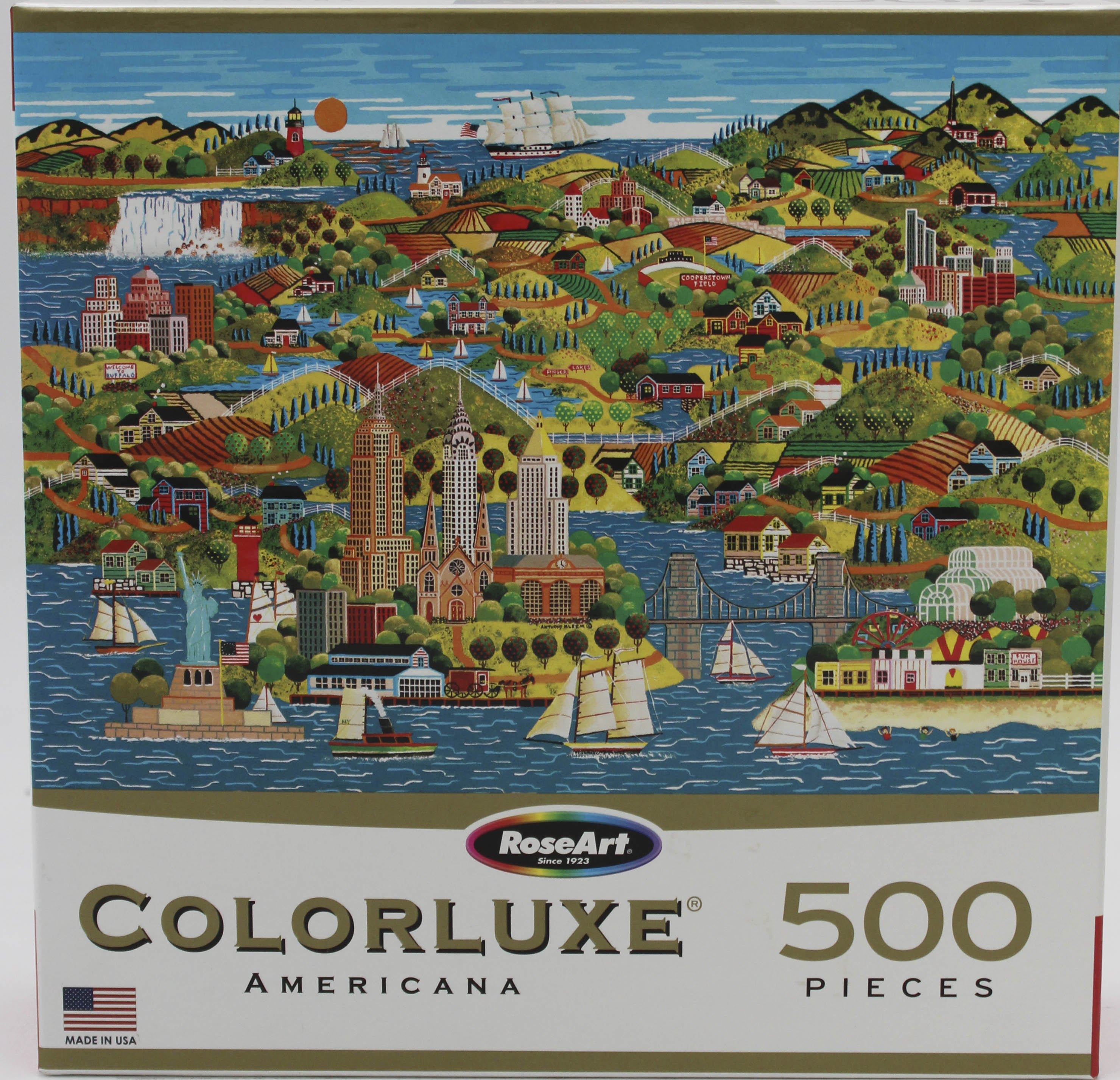 CRA-Z-ART COLORLUXE AMERICANA PUZZLE THE EMPIRE STATE 500PC