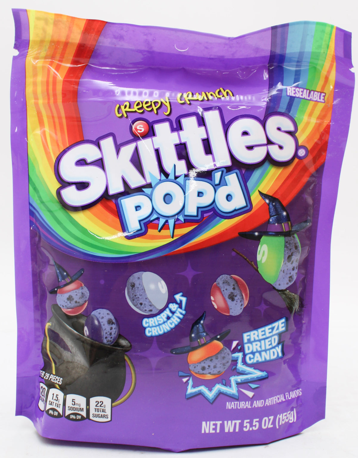 SKITTLES POP HALLOWEEN STAND-UP POUCH 5.5oz BB 7/27