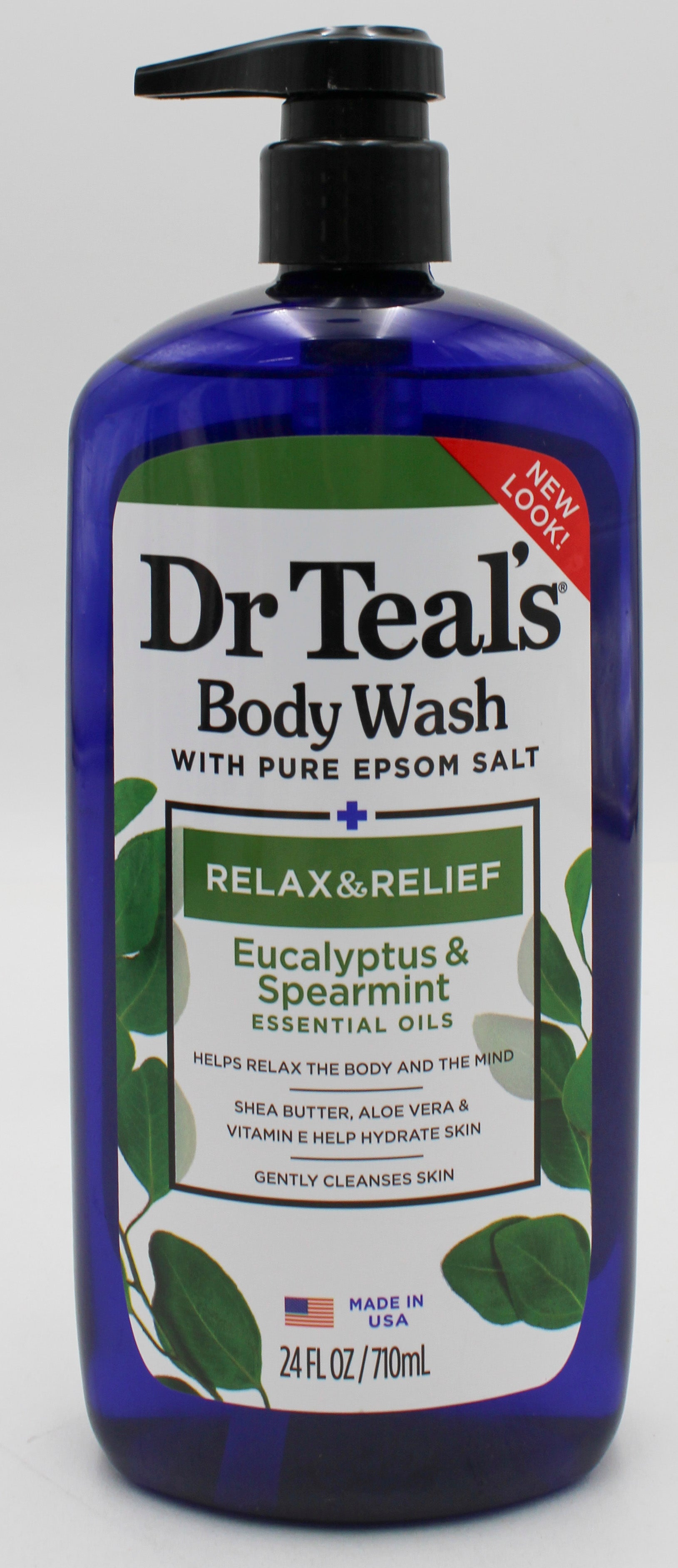 SP DR.TEAL'S BODY WASH RELAX & RELIEF 24oz EUCALYPTUS & SPEARMINT NI