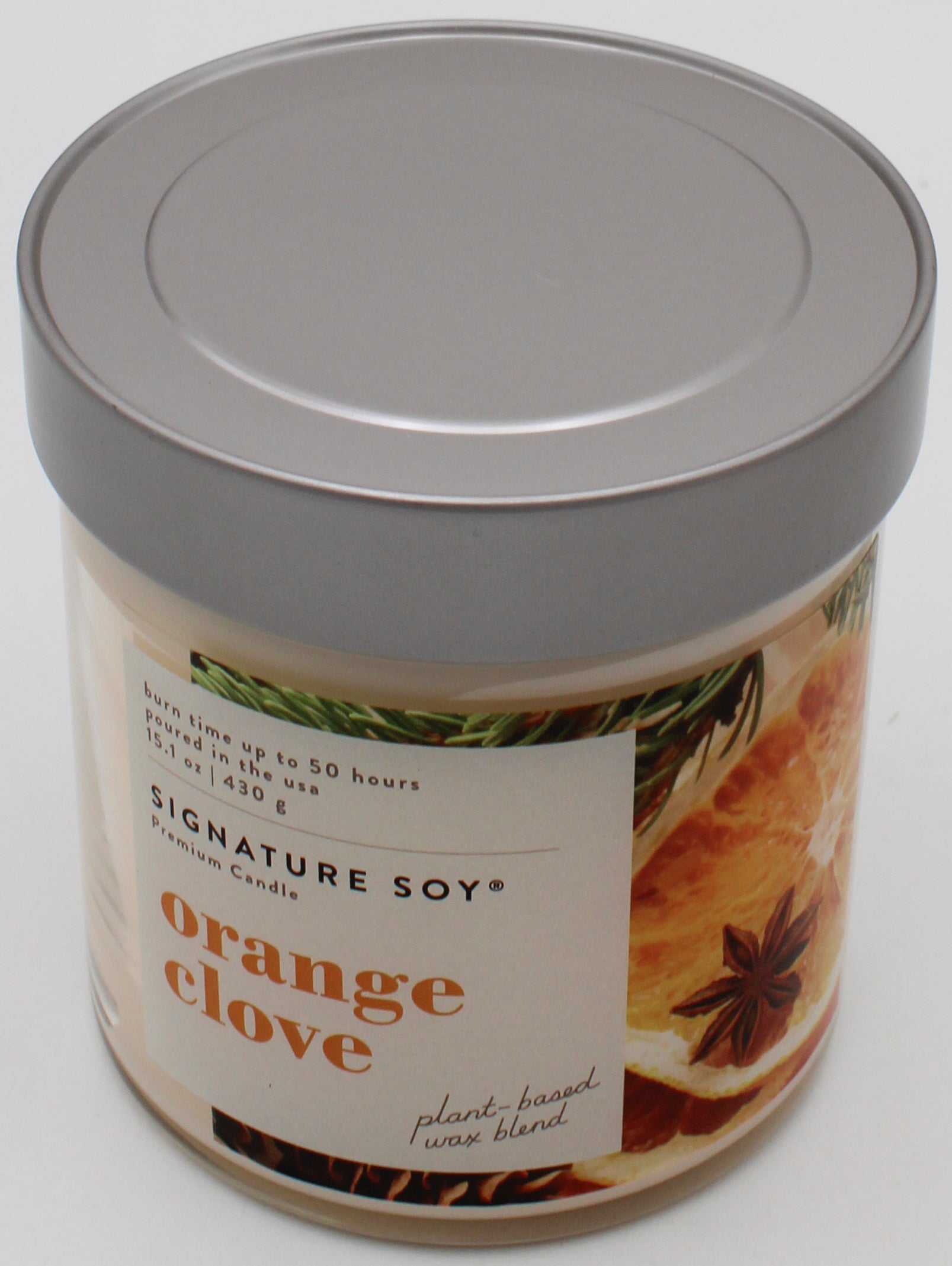 SIGNATURE SOY JAR CANDLE ORANGE CLOVE 15.1oz