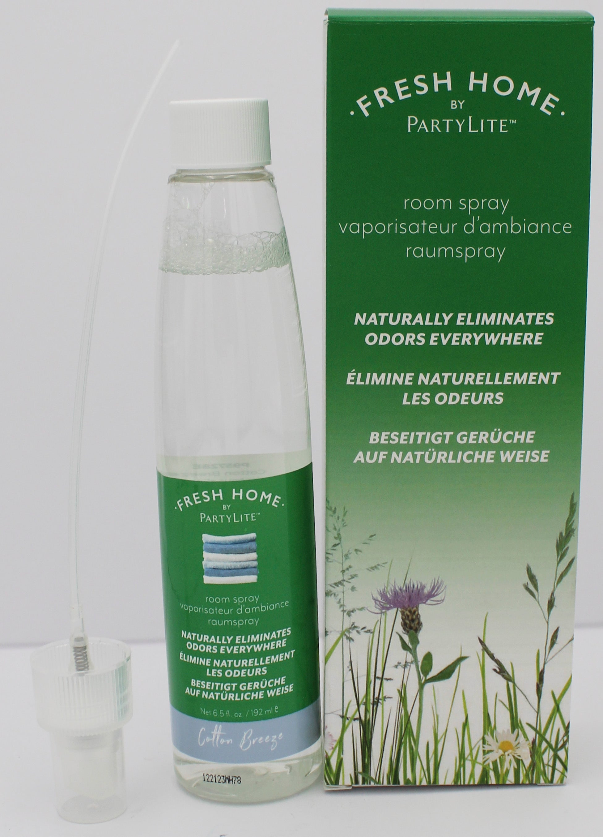 PARTYLITE FRESH HOME COTTON BREEZE LINEN & ROOM SPRAY 6.5oz