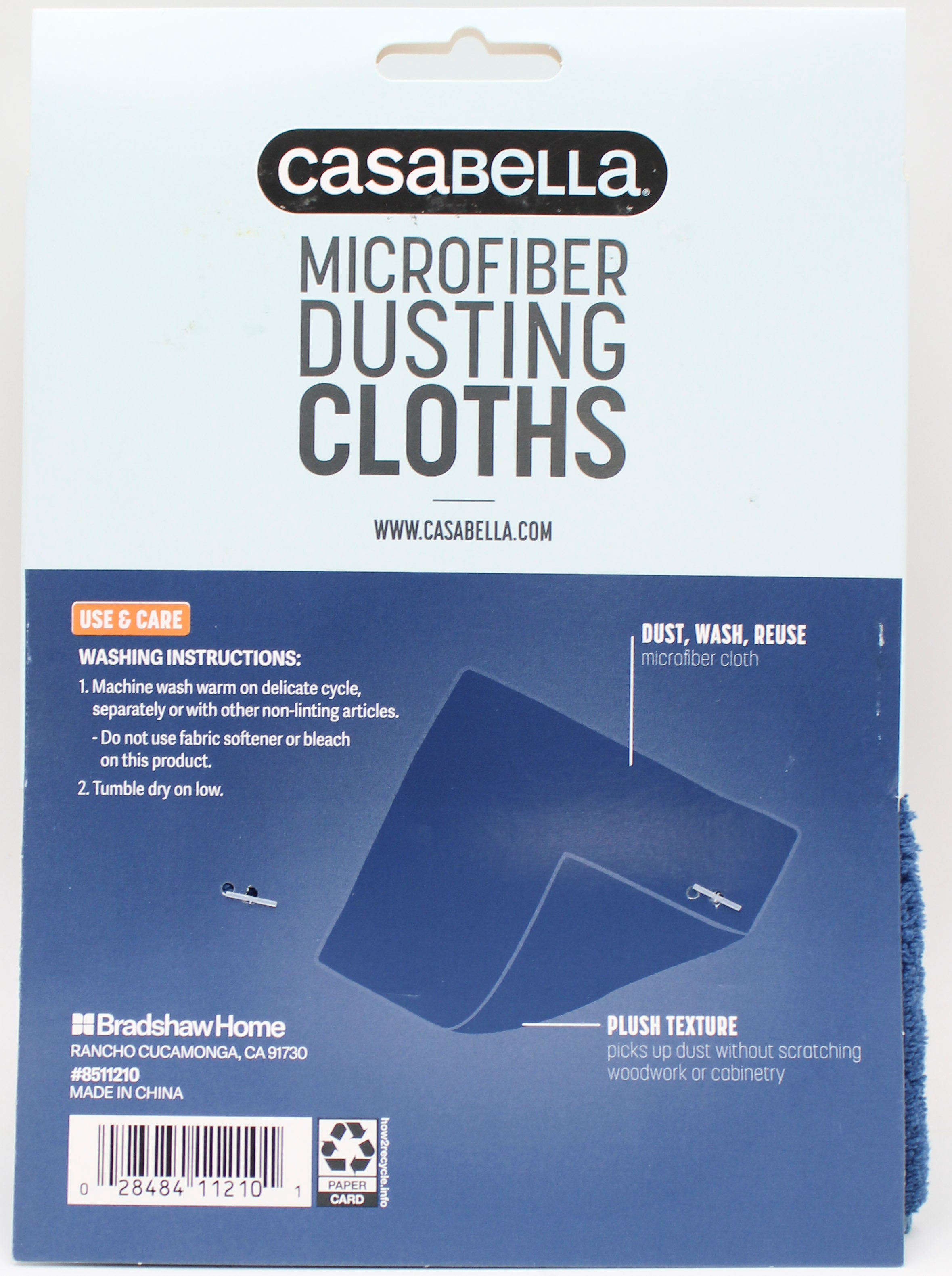 2PK CASABELLA MICROFIBER CLOTHS