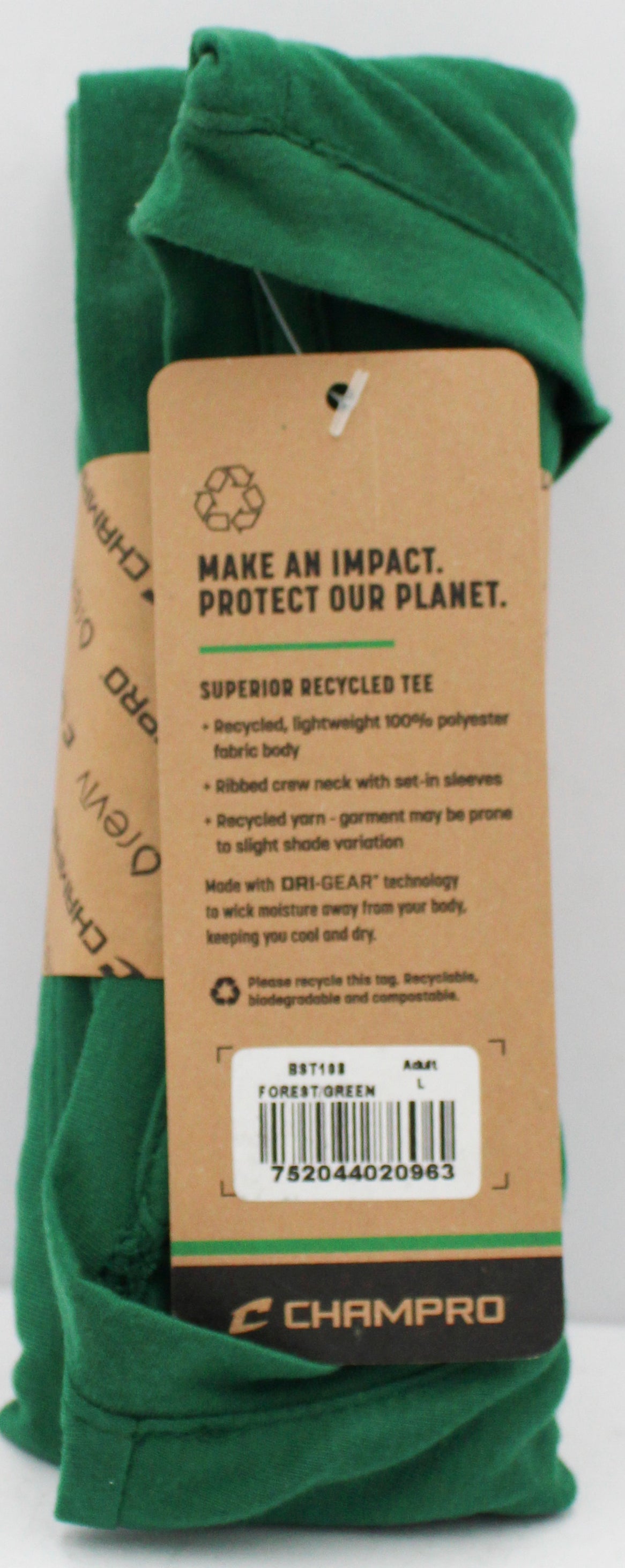 T-SHIRT - ADULT - FOREST GREEN - L