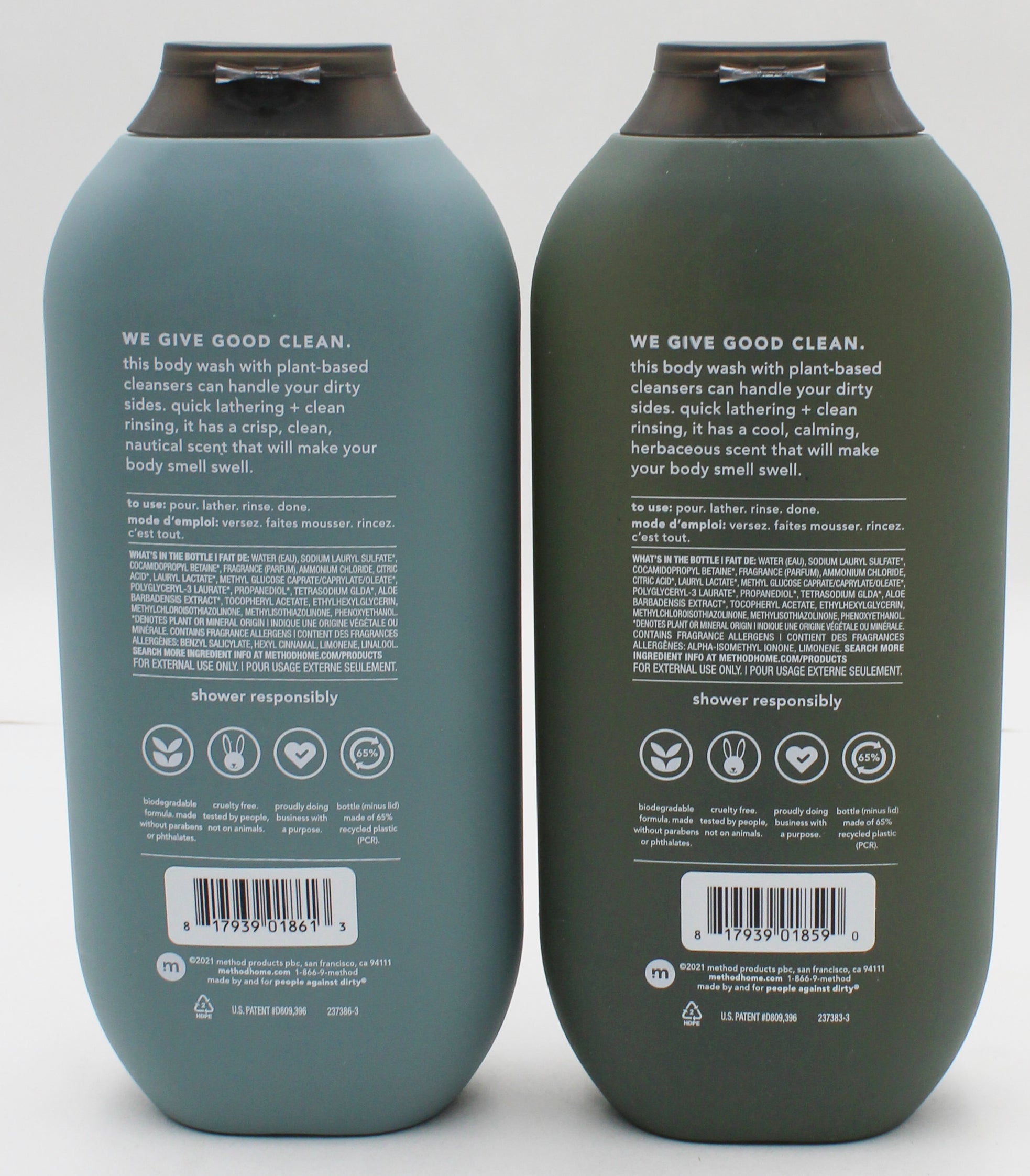 METHOD MENS BODY WASH PDQ TRAY 18oz NA