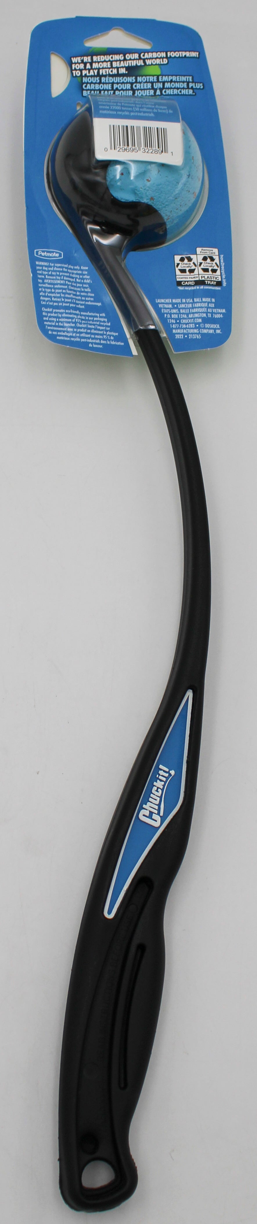 CHUCKIT ECO JUNIOR BALL LAUNCHER W/BALL DOG TOY