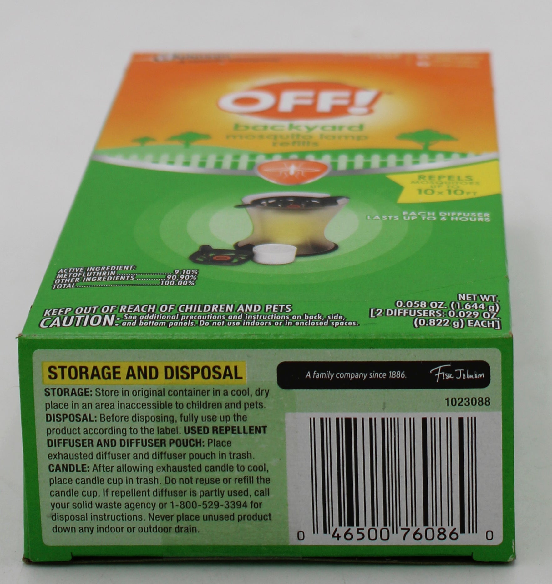 SP OFF MOSQUITO LAMP REFILL 2CT 0.058oz US.