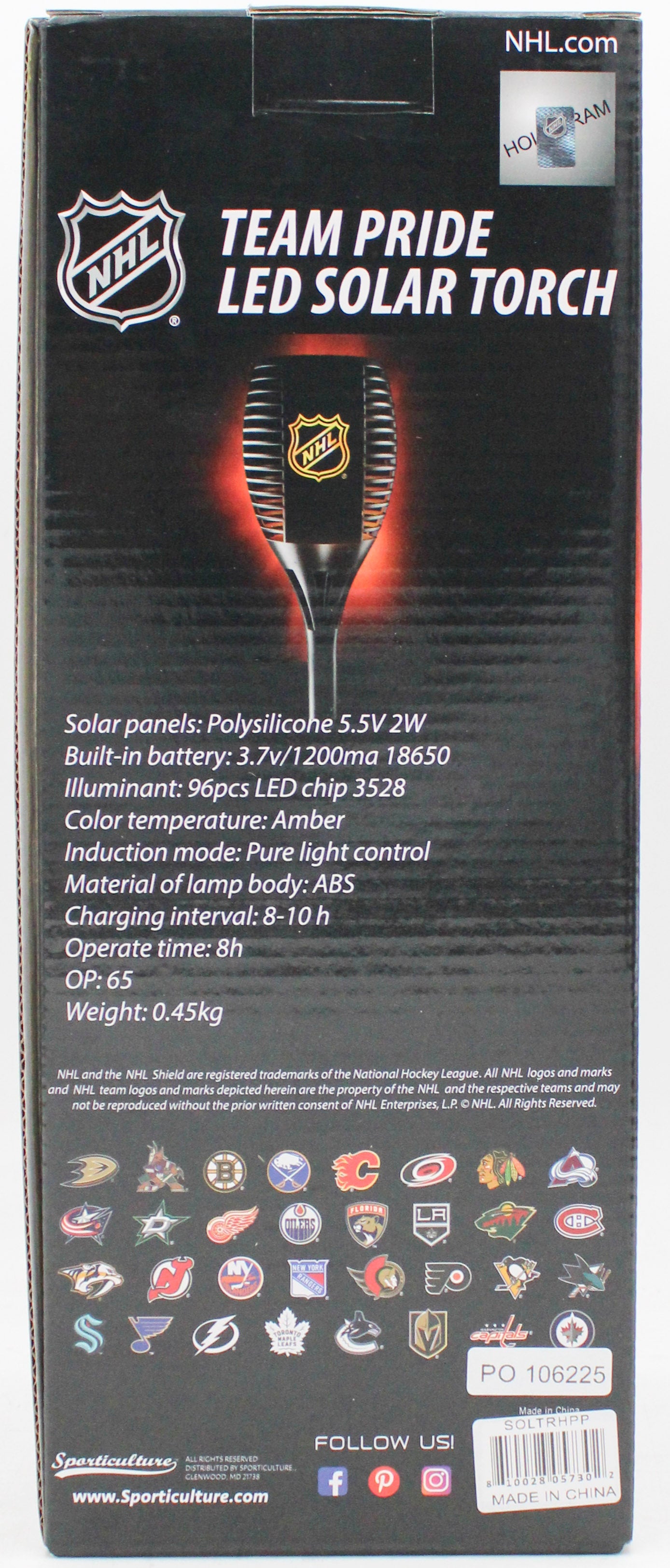 PITTSBURGH PENGUINS LED SOLAR TORCH 36"