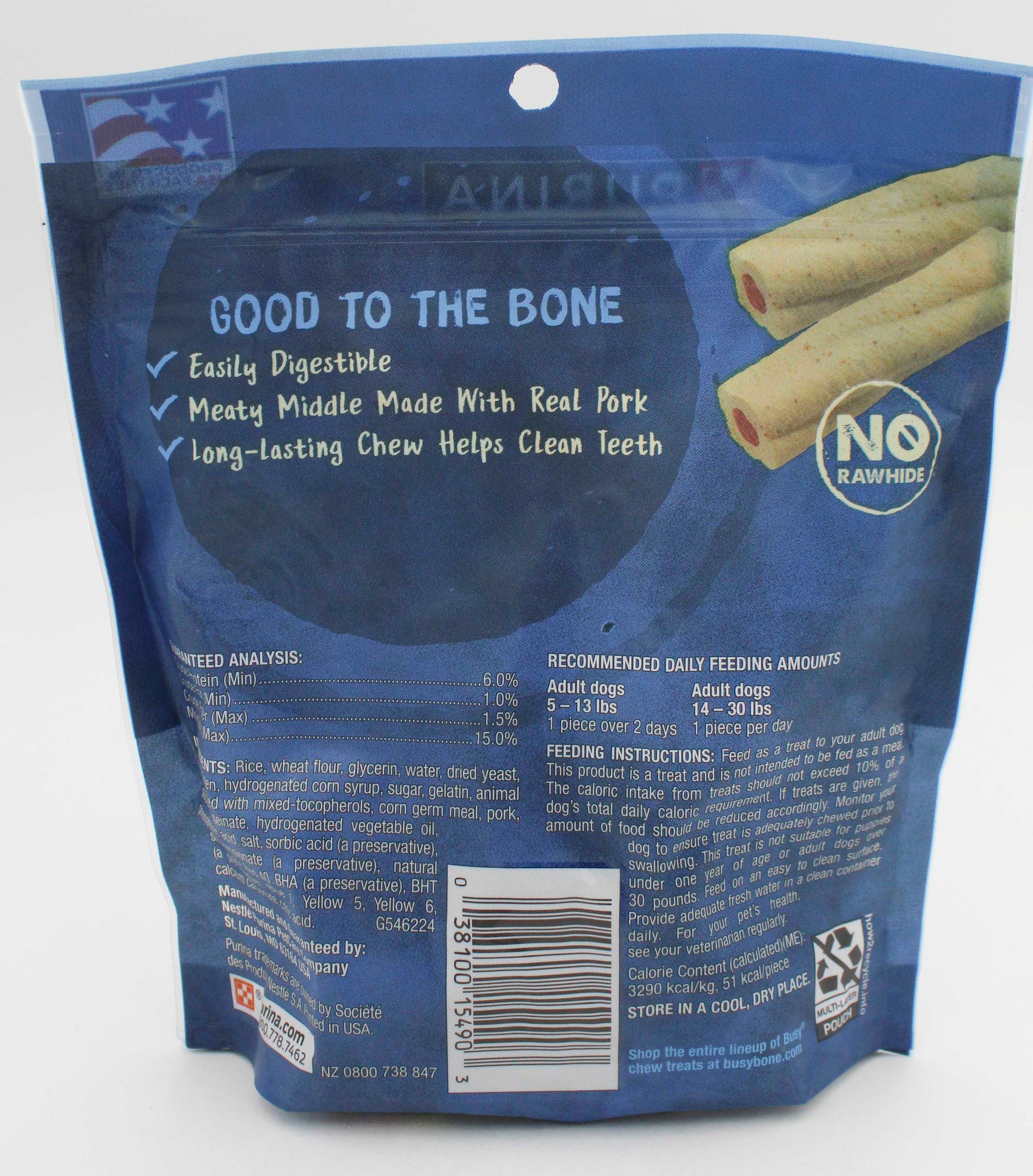 BUSY BONE TINY DOG TREATS 6.5oz. EXP 6.30.26 NI