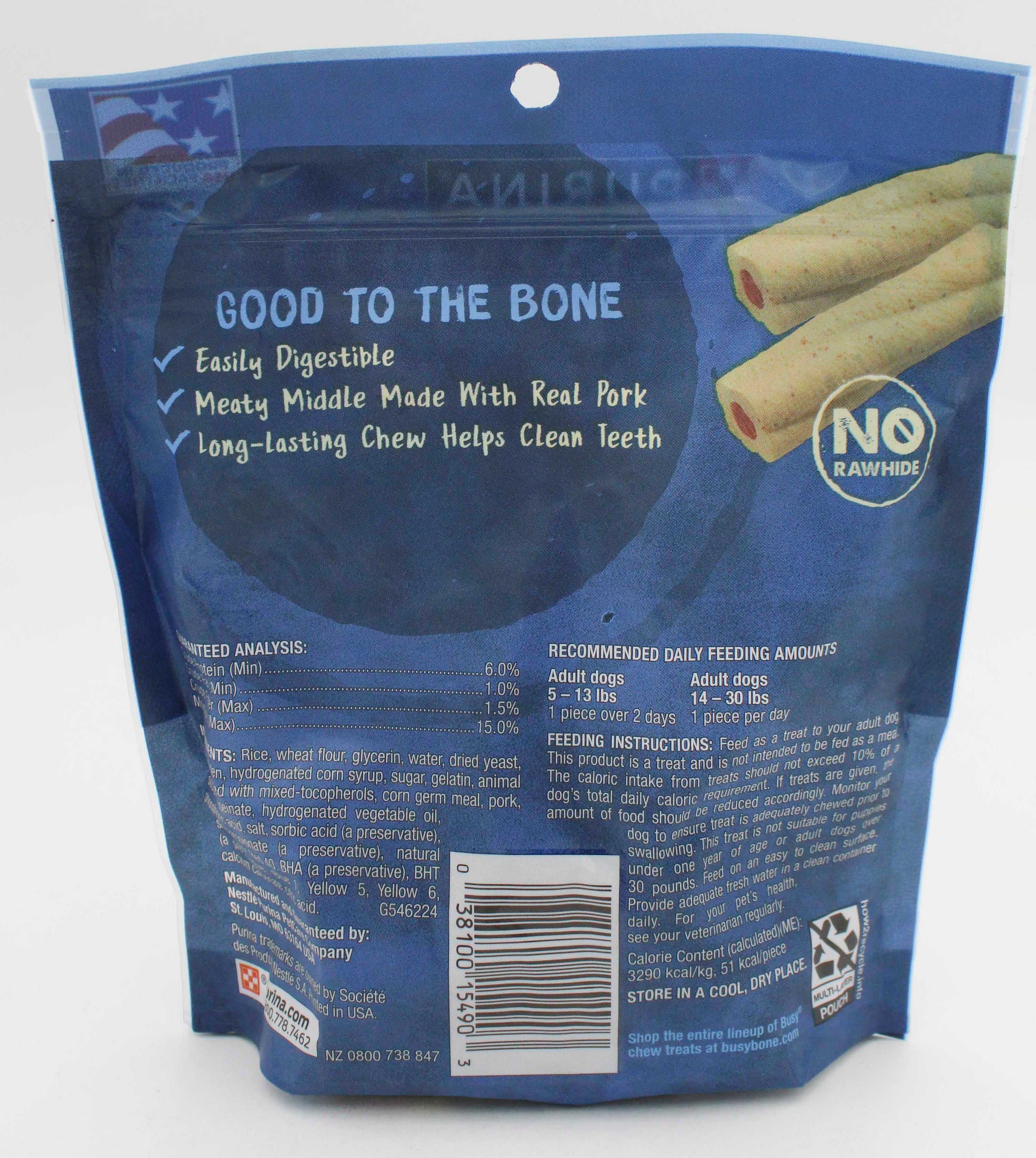 BUSY BONE TINY DOG TREATS 6.5oz. EXP 6.30.26 NI