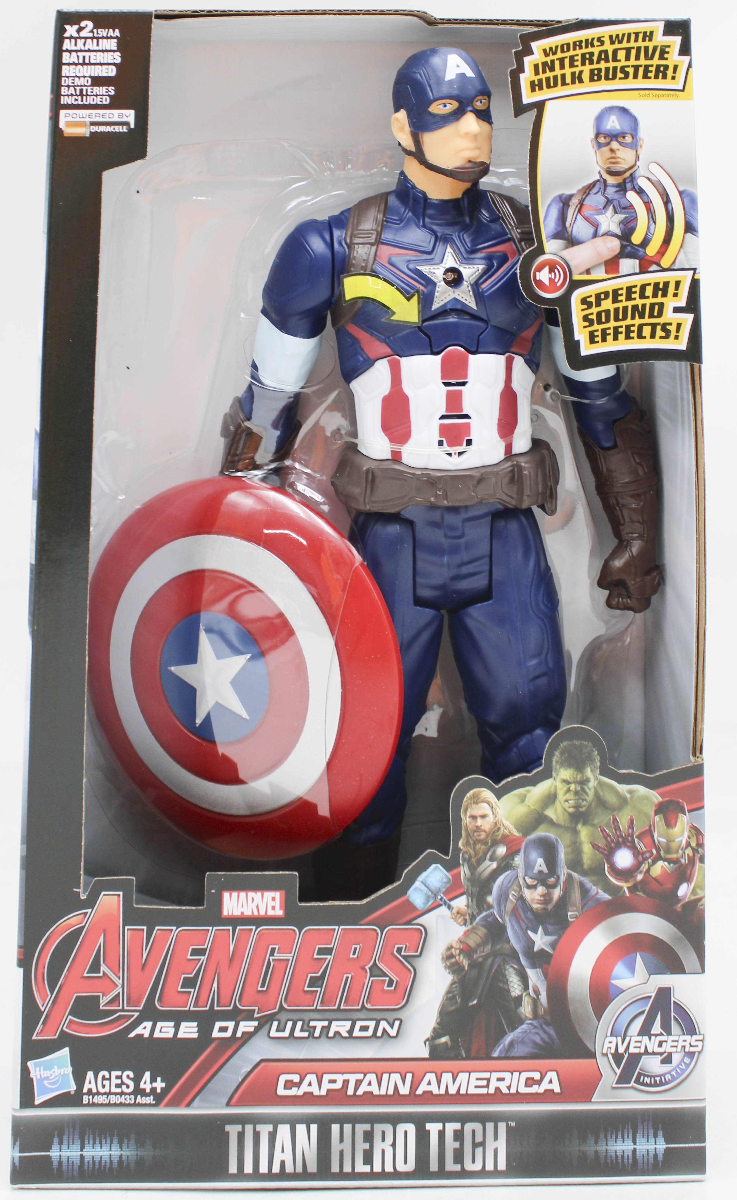 Marvel Titan Hero Tech 12" Captain America Action Figure with Sound